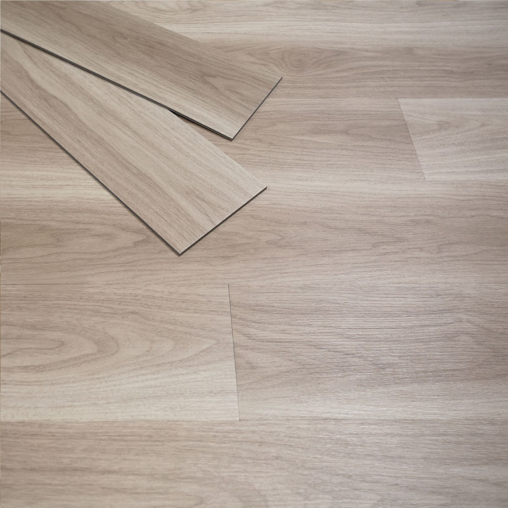 Doe Mountain Powell 2.5mm Luxury Vinyl Flooring — close-up of a loose plank showing the plank edge profile, Bering Floors & Coverings, SKU 11003-0103