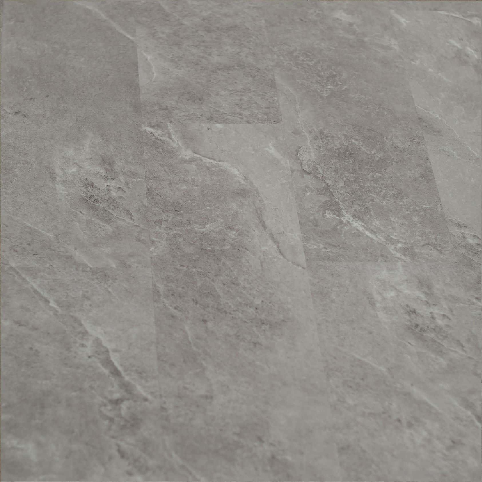 Pacific Palisades Tristao 4.5mm SPC Rigid Core Flooring — angled close-up of the stone-look surface texture, Bering Floors & Coverings, SKU 12001-0301