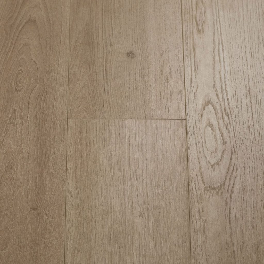 Sunlit Birch Weston Lite 9mm Hybrid Flooring — overhead close-up view of the plank surface grain, Bering Floors & Coverings, SKU 14002-0102