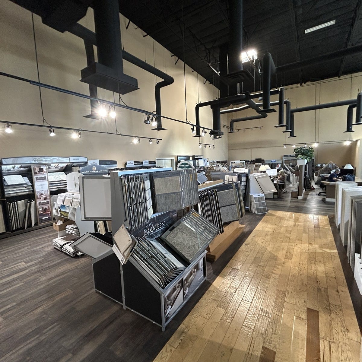 Premium flooring showroom display wall, Las Vegas