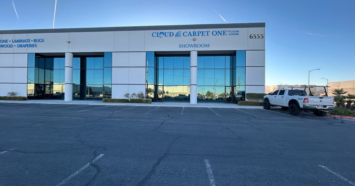 Cloud Floor & Home flooring showroom storefront in Las Vegas, NV