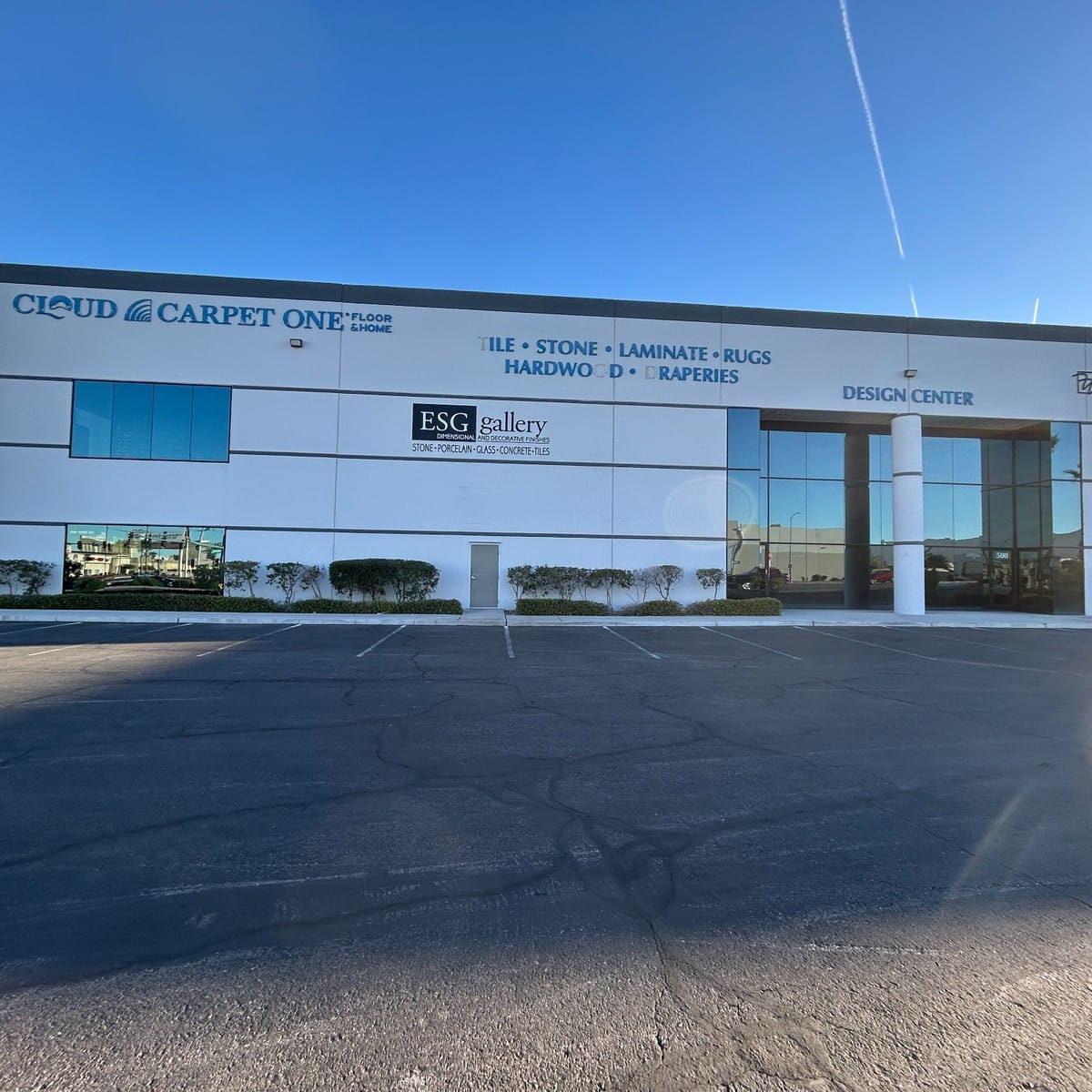 Cloud Floor & Home storefront and building exterior, Las Vegas flooring store