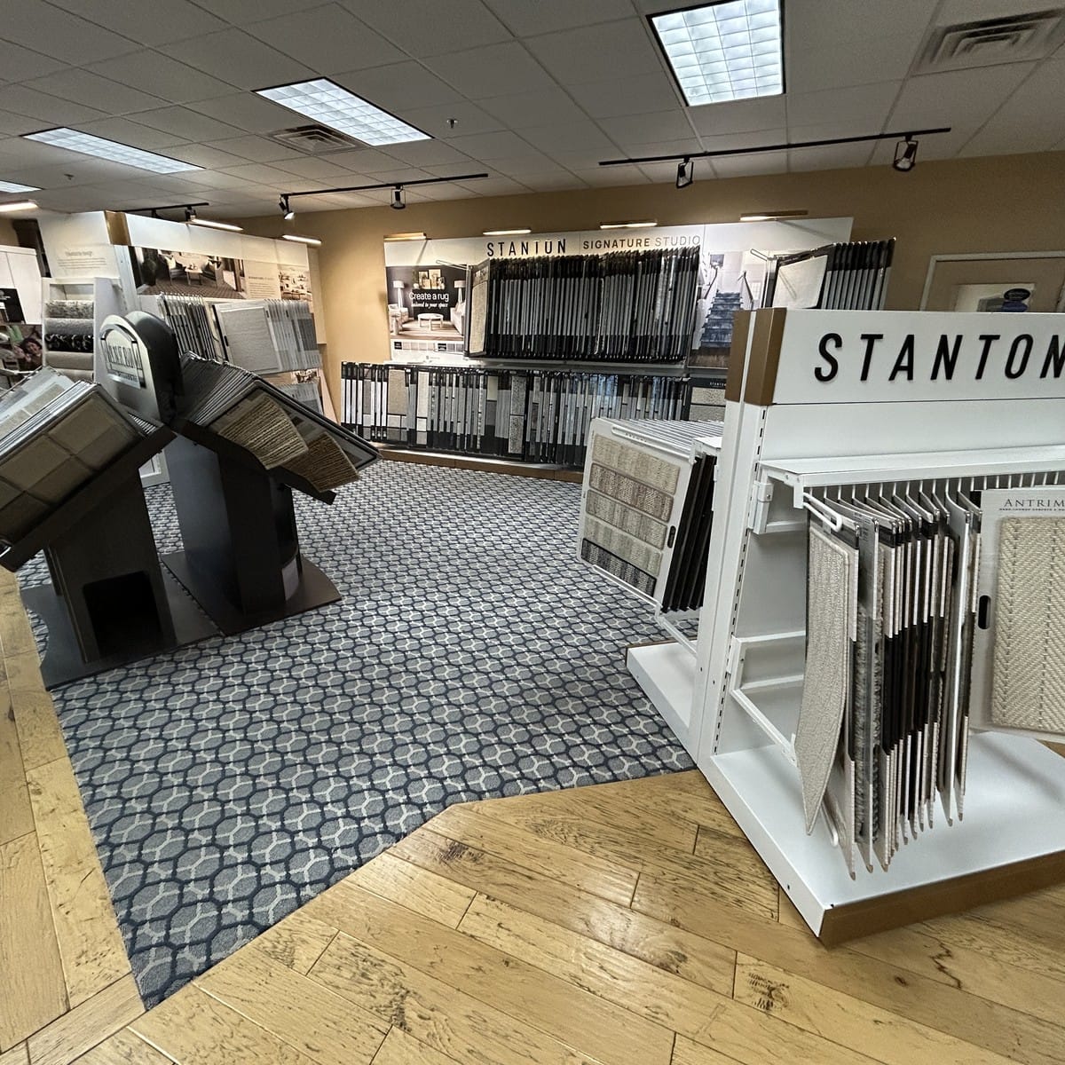 Flooring showroom product display, Cloud Floor & Home
