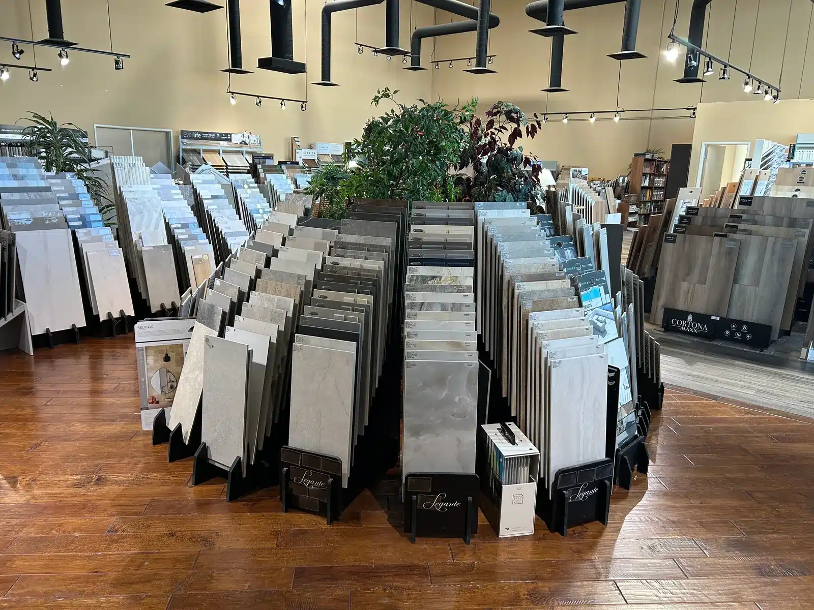 Tile flooring Las Vegas showroom displays at Cloud Floor and Home